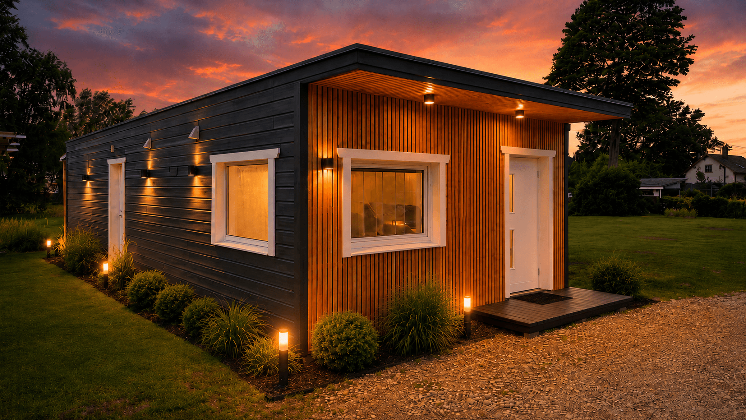 Hideaway sissepääs õhtuvalgusel